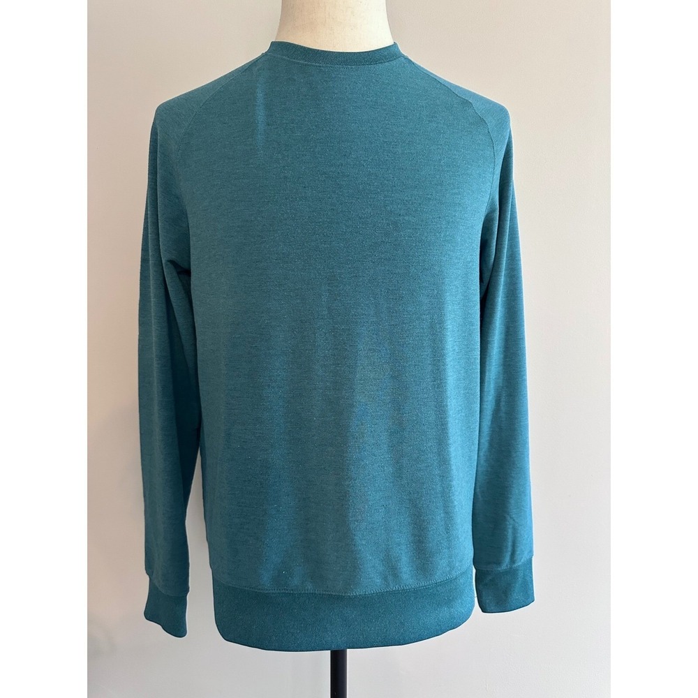 Southern Tide Tide To Trail Teal Blue Pullover Crew Neck Sweatshirt
